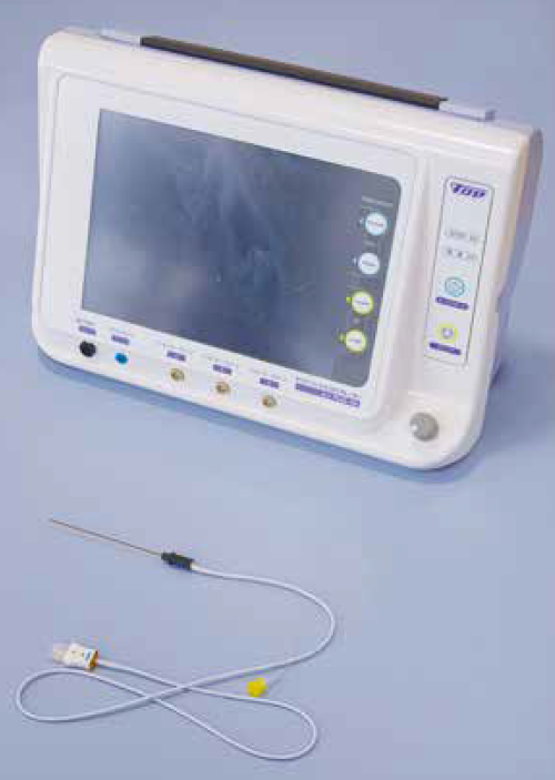 高周波熱凝固法とパルス高周波法に使われる装置と針